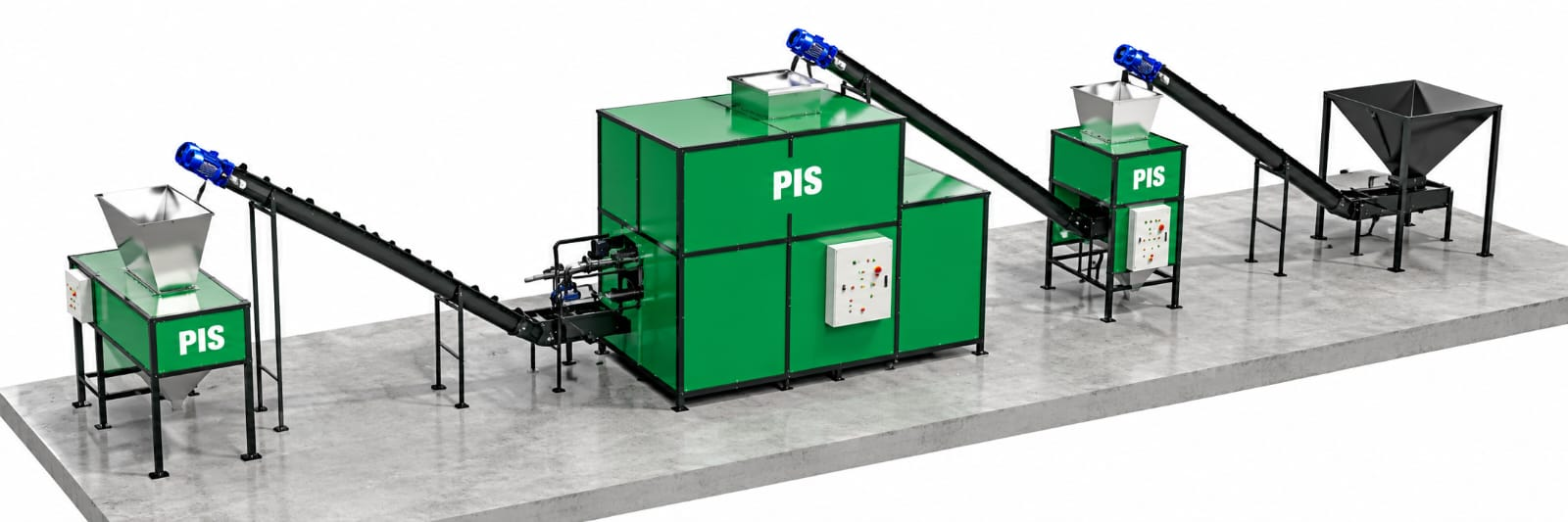 Automatic composting plant with digital controller for organic waste treatment – Phoenix India Solutions PIS