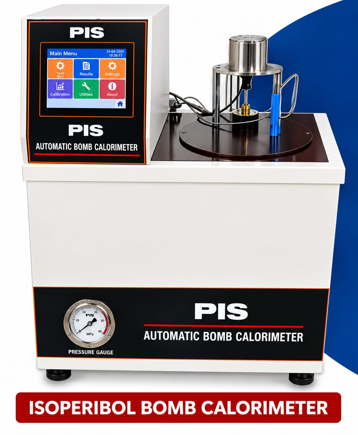 Automatic isoperibol bomb calorimeter with digital display for calorific value testing – Phoenix India Solutions PIS