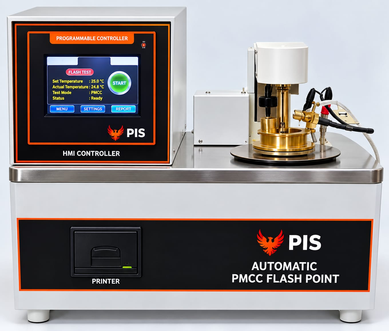 Flash point apparatus ASTM D93 Pensky-Martens closed cup tester for petroleum testing – Phoenix India Solutions PIS